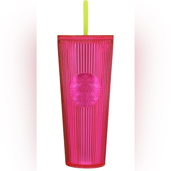 Starbucks Other - Starbucks magenta bling Barbie Pink iridescent 24oz NWT